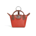 Load image into Gallery viewer, Mini Patchwork Nylon Dumpling Bag Keychain Coin Purse N6F113