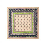 Load image into Gallery viewer, Vintage Floral Cotton Square Scarf 65cm Women N6H117