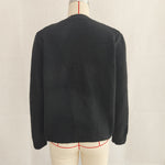 Load image into Gallery viewer, Floral Embroidered Cardigan Women Solid Color Knit N5A834