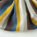 Load image into Gallery viewer, Brown Stripe Knit Scrunchy Women S5P823