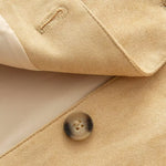 Load image into Gallery viewer, PU Single Button Round Neck Jacket Women N6A152