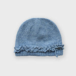 Load image into Gallery viewer, Pleated Blend Beanie Bow Accent M5A088