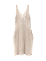 Load image into Gallery viewer, V Neck Sleeveless Solid Hollow Out Beach Maxi Dress N6A072