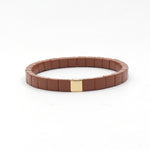 Load image into Gallery viewer, Bohemian Tile Bracelet Steel Enameled Plated S5P144