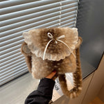 Load image into Gallery viewer, Women's Plush Deer Mini Crossbody Bag N6J185