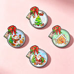 Load image into Gallery viewer, Christmas Cartoon Zinc Alloy Brooch Pins N6K319