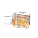 Load image into Gallery viewer, Womens Candy Color Plush Cosmetic Bag N6K109