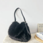 Load image into Gallery viewer, Faux Fox Fur Tote Bag Women Large Capacity Plush S5P731