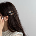 Load image into Gallery viewer, Point Drill No Trace Hair Clip Women Acrylic Side S5P909