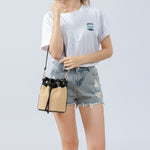 Load image into Gallery viewer, Handmade Straw Bucket Bag Women's Compact Crossbody S5P962