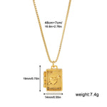 Load image into Gallery viewer, Moon Phase Heart Locket Steel Hinged Photo Frame S5P229