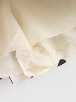 Load image into Gallery viewer, Khaki Pleated Polka Dot Bubble Hem Skirt Women N6D122