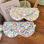 Load image into Gallery viewer, Vintage Floral Cotton Love Glasses Case Eyeglass Pouch N6F117