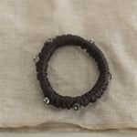 Load image into Gallery viewer, Satin Crystal Scrunchie Women Elegant High Ponytail N6F126
