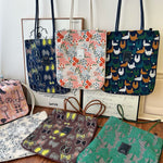 Load image into Gallery viewer, Cotton Linen Embroidered Shoulder Bag Handmade Tote N6F131