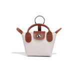 Load image into Gallery viewer, Mini Patchwork Nylon Dumpling Bag Keychain Coin Purse N6F113