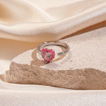 Load image into Gallery viewer, Dopamine Square Ring Celestial Drip Enamel Adjustable S5P044