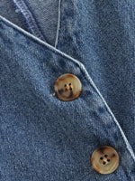 Load image into Gallery viewer, Classic Denim Vest Button Down Sleeveless N6A167