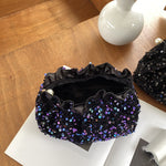 Load image into Gallery viewer, Womens Vintage Velvet Sequin Evening Clutch N6K100