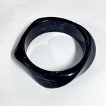 Load image into Gallery viewer, Geometric Ombre Resin Bangle Curved Acetate Contour S5P256