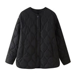 Load image into Gallery viewer, Diamond Quilted Puffer Jacket Women Multiple Colors N5A566