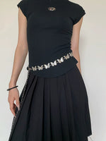 Load image into Gallery viewer, Silver Butterfly Waist Chain Women S925 N6C156