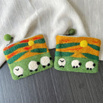 Load image into Gallery viewer, Felt Sheep Card Holder Coin Purse Cute Cartoon N6G006