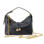 Load image into Gallery viewer, Metallic Hobo Shoulder Bag Women Black N6C034