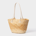 Load image into Gallery viewer, Hand Woven Rattan Tote Bag Beach Women N6C303