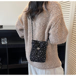 Load image into Gallery viewer, Corduroy Phone Crossbody Bag Women S5P716