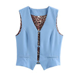 Load image into Gallery viewer, Street Fashion Stretch Denim Vest Women N5A542
