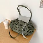 Load image into Gallery viewer, Polka Dot Shoulder Bag Women Pillow Nylon N6F054
