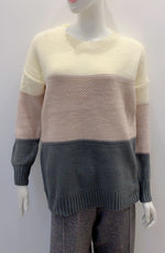 Load image into Gallery viewer, Color Block Pullover Sweater Women Multiple Colors N5A591