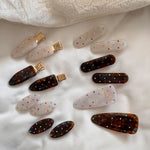 Load image into Gallery viewer, Point Drill No Trace Hair Clip Women Acrylic Side S5P909