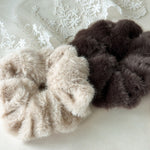 Load image into Gallery viewer, Faux Mink Scrunchy Women Thermal Hair Tie S5P779