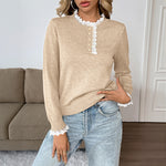 Load image into Gallery viewer, Elegant Retro Lace Trim Cardigan Women N5A810