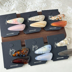 Load image into Gallery viewer, 2 Pack Acetate Duckbill Mini Clip Multi Color Women S5P960