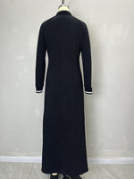 Load image into Gallery viewer, Button-Down Collar Full Skirt Sweatshirt Dress N6C204