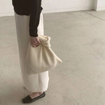Load image into Gallery viewer, Wool Blend Knit Tote Bag M5A200