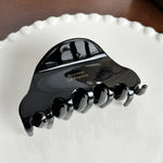 Load image into Gallery viewer, Gold Logo Acetate Hair Claw Clip Women N6C348