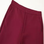 Load image into Gallery viewer, Red Feather Cuff Blazer Set Women N5A784