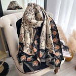 Load image into Gallery viewer, Vintage Paisley Faux Cashmere Scarf Women Warm M5A331