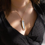 Load image into Gallery viewer, Openable Photo Locket Geometric Necklace Women N6E114