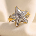 Load image into Gallery viewer, Line Design Ring Steel 18K Gold S5P023