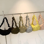 Load image into Gallery viewer, Pleated Puff Shoulder Bag Women Small Niche Design S5P739