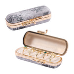 Load image into Gallery viewer, Portable Travel Jewelry Box Mini Leather Organizer N6F059