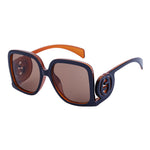 Load image into Gallery viewer, Square Sunglasses with Embellished Temple Women N6B213