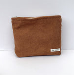 Load image into Gallery viewer, Corduroy Cosmetic Organizer Multi Compartment S5P323