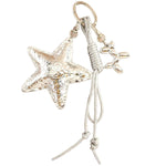 Load image into Gallery viewer, Silver Star Balloon Dog Rope Bag Charm Keychain S5P929
