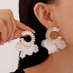 Load image into Gallery viewer, Petal Crystal Studs Acrylic Prong-Set S5P045